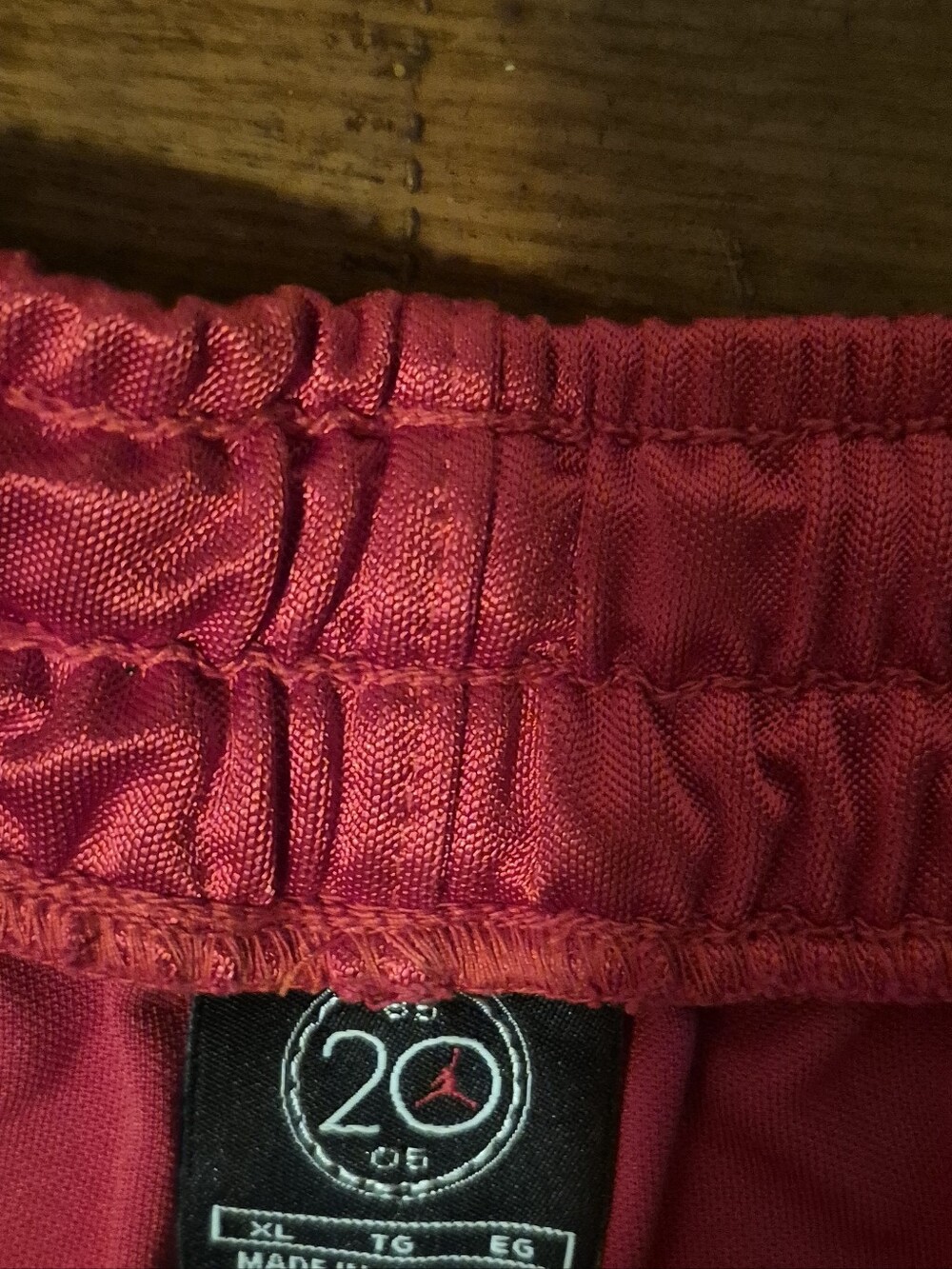 Jordan Mens Sz XL Red Basketball Shorts with White Trim - Picture 8 of 8